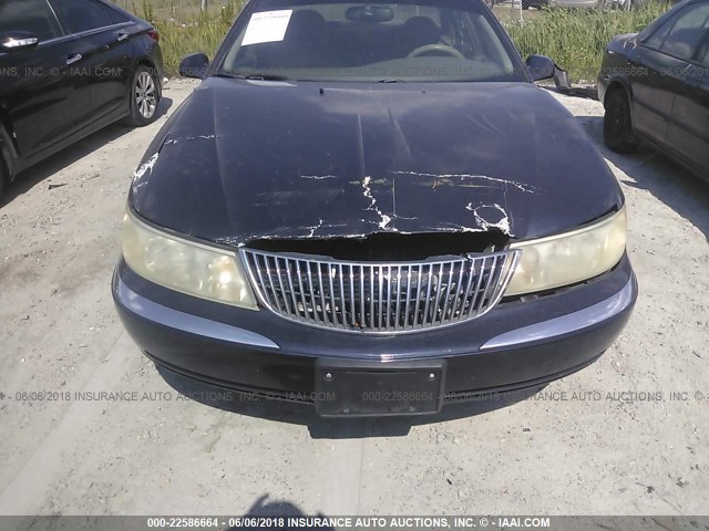 1LNHM97V1XY634275 - 1999 LINCOLN CONTINENTAL  Ciemnoniebieski zdjęcie 6