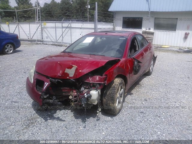 1G2ZM551X64286732 - 2006 PONTIAC G6 GTP RED photo 6