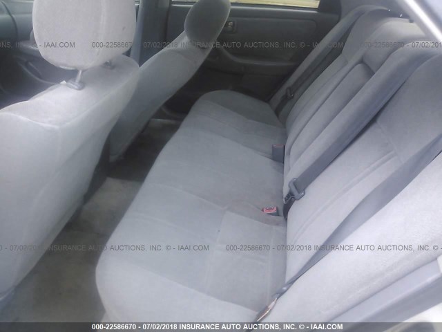 4T1BG22K9YU709511 - 2000 TOYOTA CAMRY CE/LE/XLE SILVER photo 8