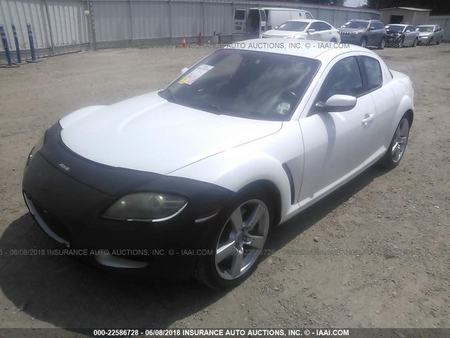 JM1FE173760206295 - 2006 MAZDA RX8 WHITE photo 2