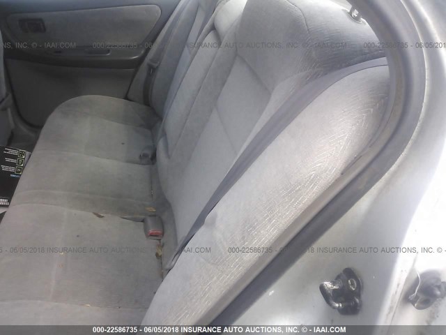 1N4DL01D91C102252 - 2001 NISSAN ALTIMA XE/GXE/SE SILVER photo 8