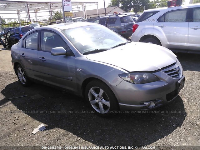 JM1BK323451290482 - 2005 MAZDA 3 S GRAY photo 1