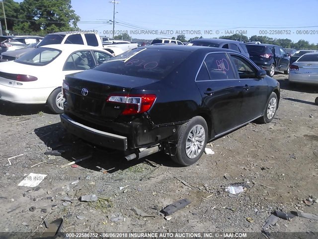 4T1BF1FK7DU260718 - 2013 TOYOTA CAMRY L/SE/LE/XLE 黑色 照片 4
