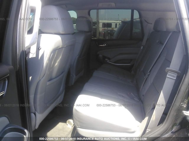 1GNSCBKC4FR508941 - 2015 CHEVROLET TAHOE C1500 LT GRAY photo 8