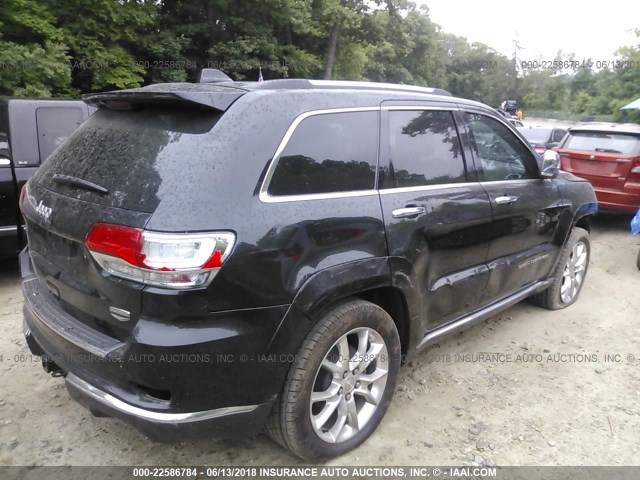 1C4RJFJT8EC125706 - 2014 JEEP GRAND CHEROKEE SUMMIT 黑色 照片 4