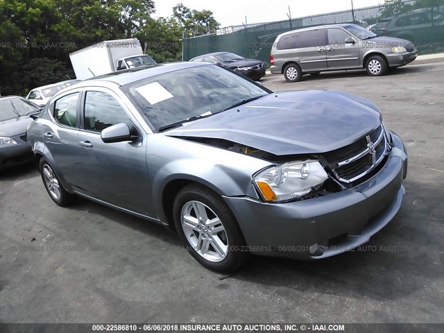 1B3CC5FB6AN149478 - 2010 DODGE AVENGER R/T GRAY photo 1