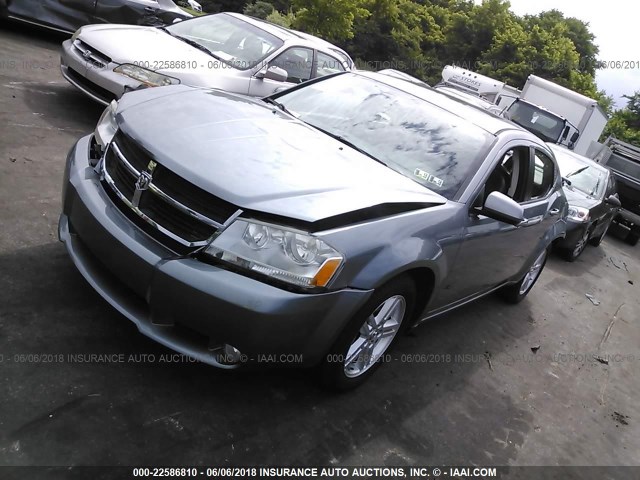 1B3CC5FB6AN149478 - 2010 DODGE AVENGER R/T GRAY photo 2