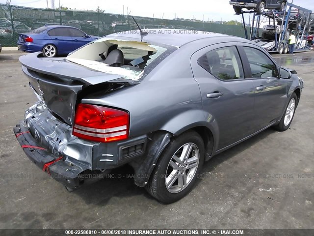 1B3CC5FB6AN149478 - 2010 DODGE AVENGER R/T GRAY photo 4