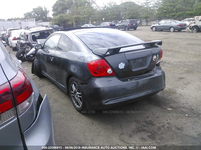 JTKDE177X70152317 - 2007 TOYOTA SCION TC 灰色 照片 3