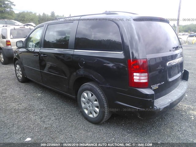 2A4RR4DE5AR136913 - 2010 CHRYSLER TOWN & COUNTRY LX BLACK photo 3