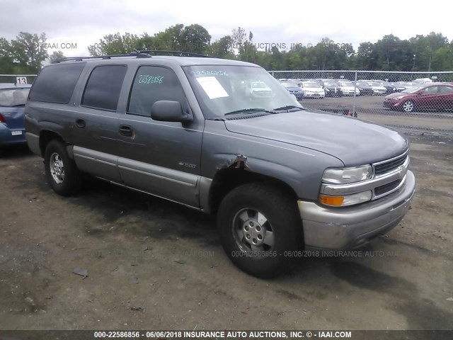 3GNFK16T5YG126087 - 2000 CHEVROLET SUBURBAN K1500 GRAY photo 1