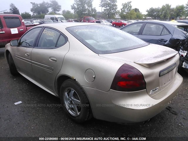 2G2WP522841363226 - 2004 PONTIAC GRAND PRIX GT GOLD photo 3