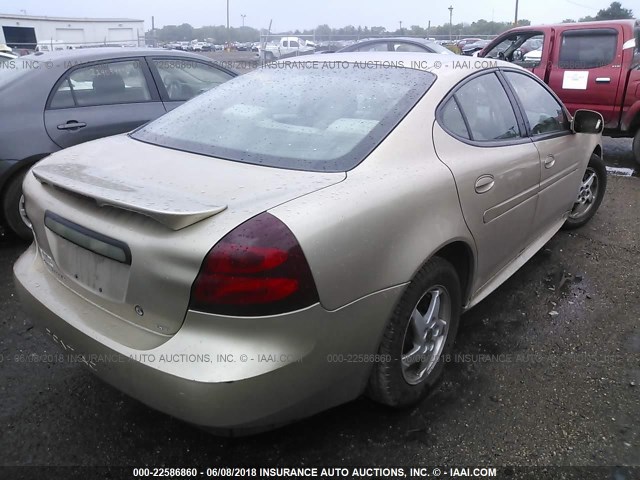 2G2WP522841363226 - 2004 PONTIAC GRAND PRIX GT GOLD photo 4