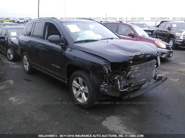 1C4NJDEB2FD396745 - 2015 JEEP COMPASS LATITUDE შავი ფოტო 1