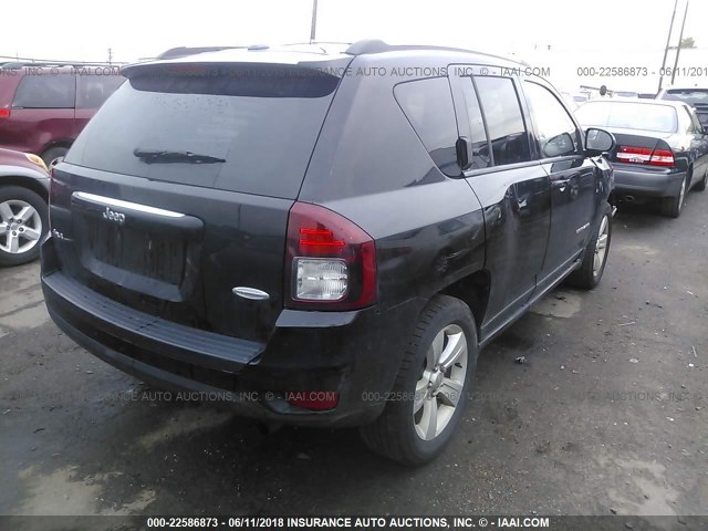 1C4NJDEB2FD396745 - 2015 JEEP COMPASS LATITUDE შავი ფოტო 4
