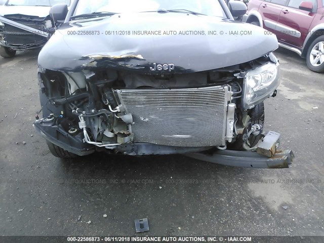 1C4NJDEB2FD396745 - 2015 JEEP COMPASS LATITUDE შავი ფოტო 6