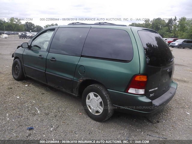 2FMZA51493BB52652 - 2003 FORD WINDSTAR LX GREEN photo 3