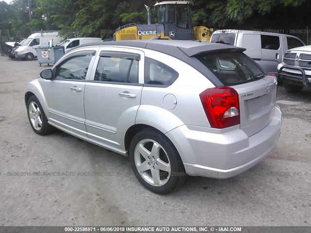 1B3HE78KX7D283417 - 2007 DODGE CALIBER R/T SILVER photo 3