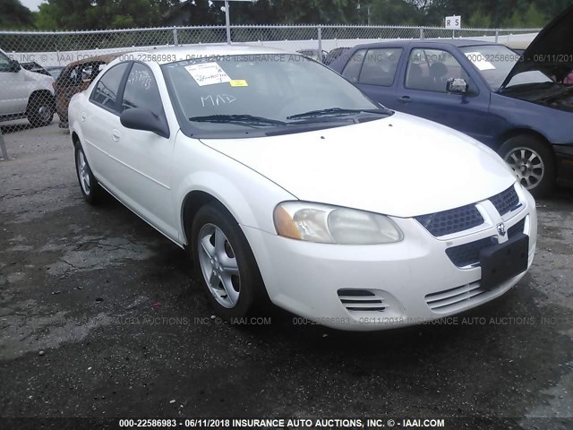 1B3EL46X06N170574 - 2006 DODGE STRATUS SXT WHITE photo 1