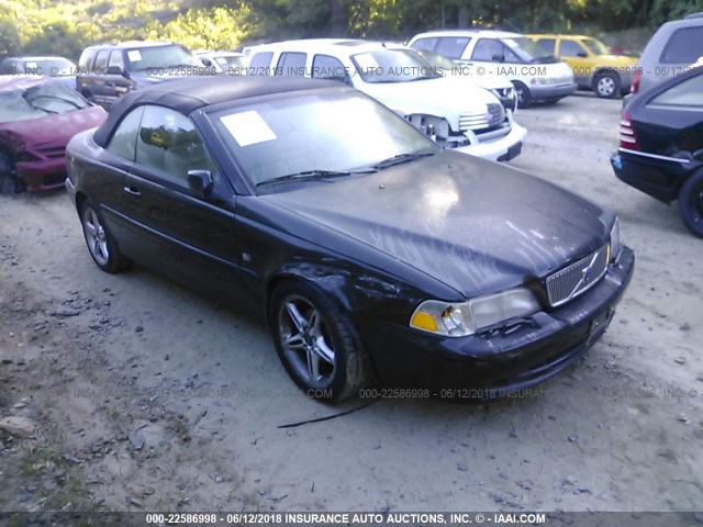 YV1NC53D51J018332 - 2001 VOLVO C70 TURBO BLACK photo 1