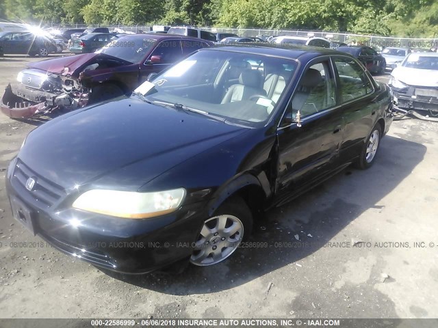 1HGCG66822A145743 - 2002 HONDA ACCORD EX/SE BLACK photo 6