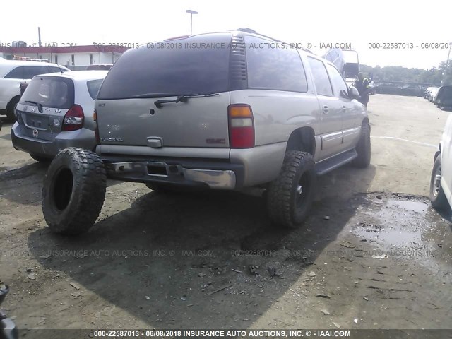 3GKFK16Z43G167076 - 2003 GMC YUKON XL K1500 SILVER photo 4