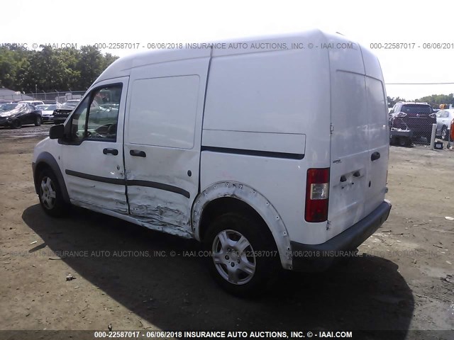 NM0LS7AN8AT006751 - 2010 FORD TRANSIT CONNECT XL WHITE photo 3