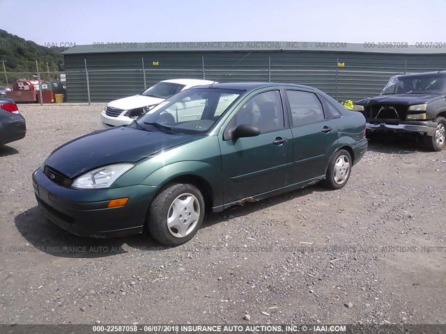 1FAFP34P8YW105530 - 2000 FORD FOCUS SE/SE COMFORT GREEN photo 2