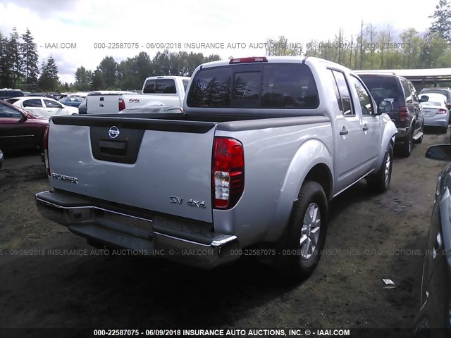 1N6AD0EV1JN735584 - 2018 NISSAN FRONTIER S/SV/SL/PRO-4X SILVER photo 4