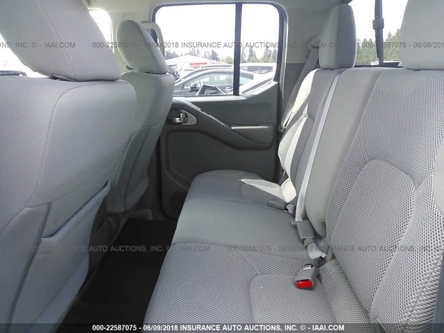 1N6AD0EV1JN735584 - 2018 NISSAN FRONTIER S/SV/SL/PRO-4X SILVER photo 8