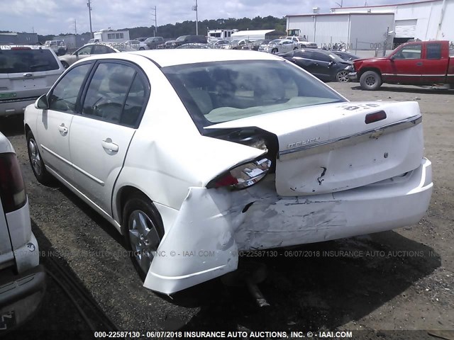 1G1ZT58N58F107400 - 2008 CHEVROLET MALIBU LT/CLASSIC WHITE photo 3