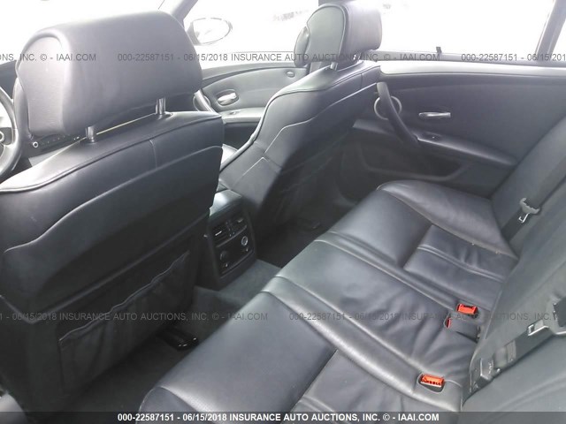 WBSNB93588CX09208 - 2008 BMW M5 BLACK photo 8