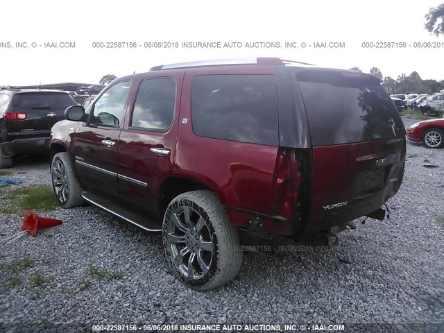 1GKS2GEJ3CR192497 - 2012 GMC YUKON DENALI HYBRID BURGUNDY photo 3