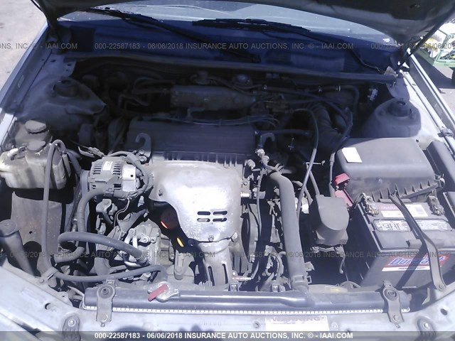 4T1BG22K81U022543 - 2001 TOYOTA CAMRY CE/LE/XLE SILVER photo 10