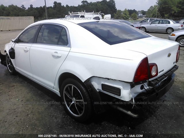 1G1ZB5E04CF113628 - 2012 CHEVROLET MALIBU LS WHITE photo 3