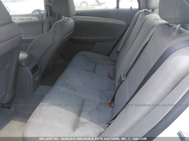 1G1ZB5E04CF113628 - 2012 CHEVROLET MALIBU LS WHITE photo 8