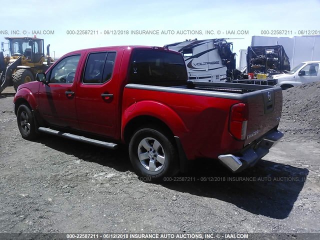 1N6AD07W39C405734 - 2009 NISSAN FRONTIER CREW CAB SE/LE/NISMO RED photo 3