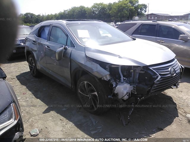 2T2ZZMCA7HC063618 - 2017 LEXUS RX 350/BASE/F SPORT GRAY photo 1