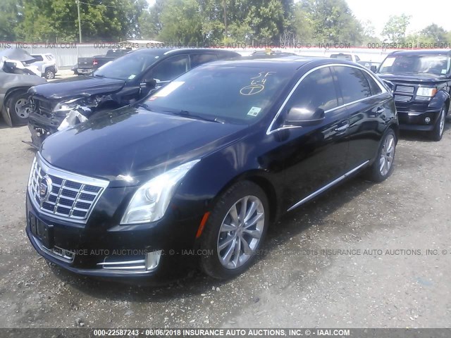 2G61P5S34D9239585 - 2013 CADILLAC XTS LUXURY COLLECTION BLACK photo 2