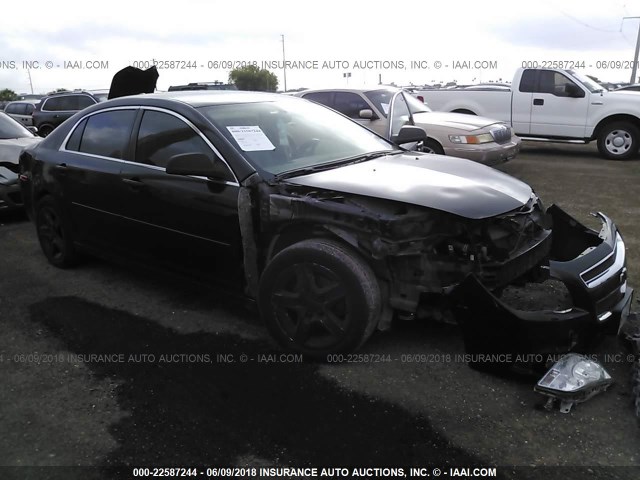1G1ZB5E01CF113151 - 2012 CHEVROLET MALIBU LS შავი ფოტო 1