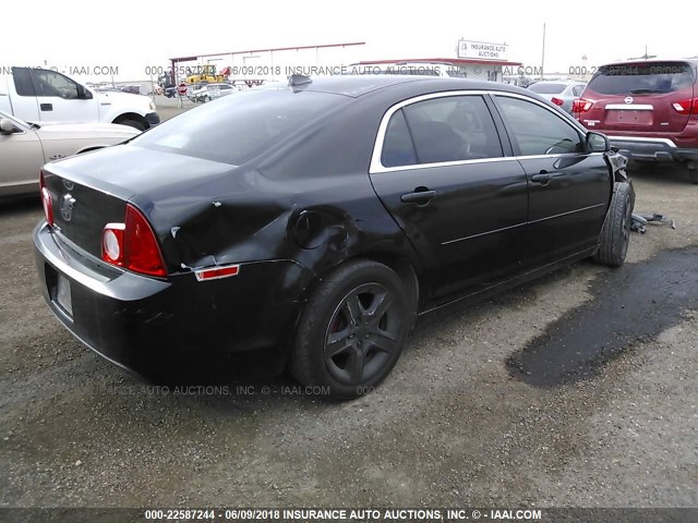 1G1ZB5E01CF113151 - 2012 CHEVROLET MALIBU LS შავი ფოტო 4