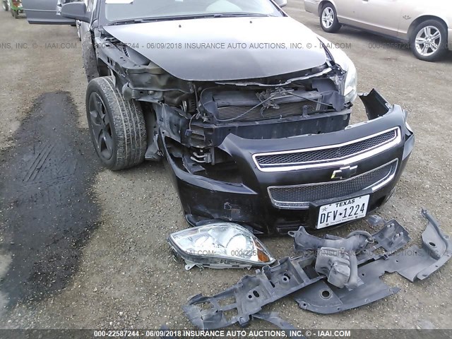 1G1ZB5E01CF113151 - 2012 CHEVROLET MALIBU LS შავი ფოტო 6