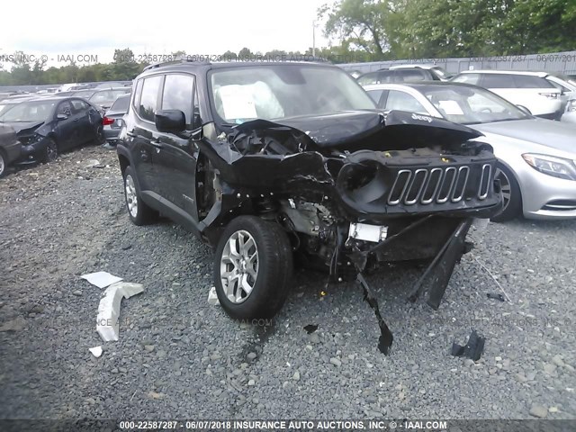 ZACCJBBT6FPB48833 - 2015 JEEP RENEGADE LATITUDE BLACK photo 1