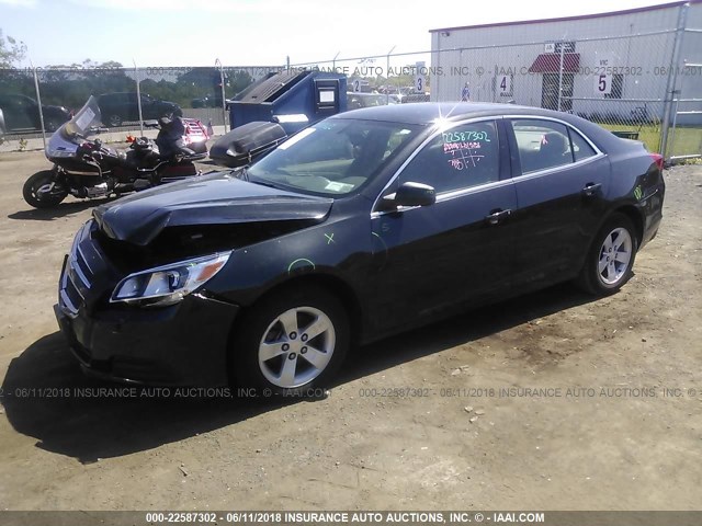 1G11B5SA9DF335741 - 2013 CHEVROLET MALIBU LS 黑色 照片 2