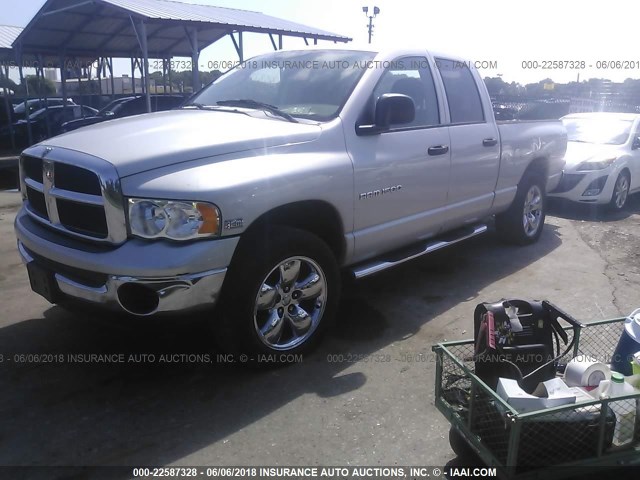 1D7HU18DX4S551377 - 2004 DODGE RAM 1500 ST/SLT SILVER photo 2