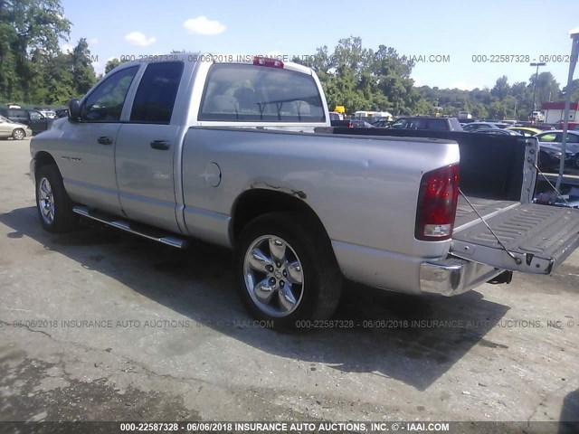 1D7HU18DX4S551377 - 2004 DODGE RAM 1500 ST/SLT SILVER photo 3