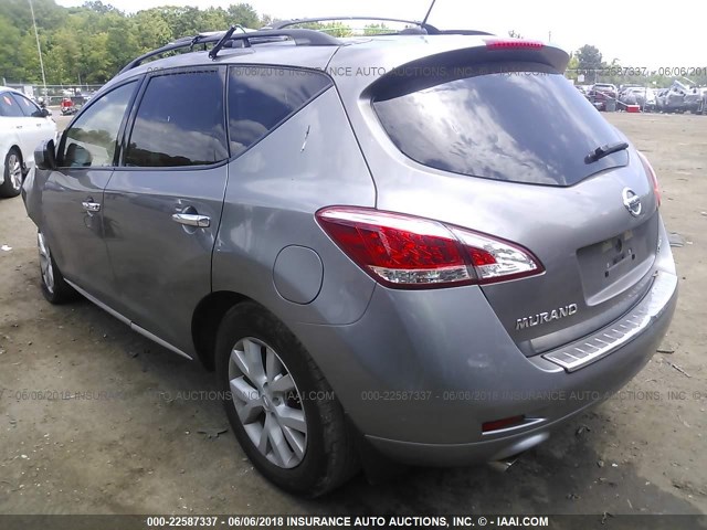 JN8AZ1MW4BW188363 - 2011 NISSAN MURANO S/SL/LE Pewter photo 3