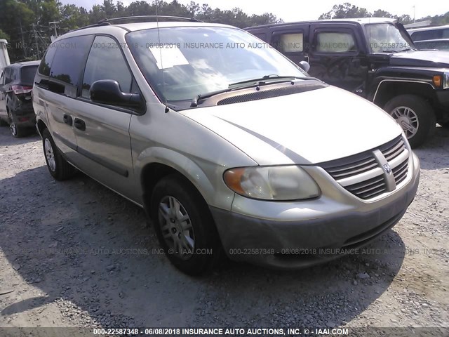 1D4GP25B16B546774 - 2006 DODGE CARAVAN SE GOLD photo 1