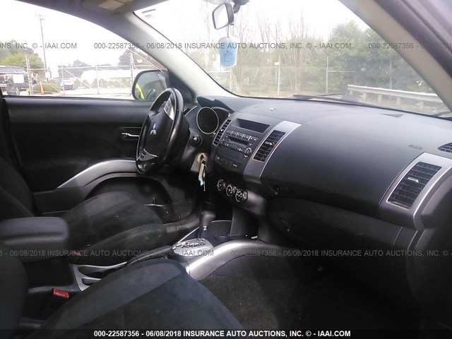 JA4LT21W99Z005834 - 2009 MITSUBISHI OUTLANDER ES Boz foto 5