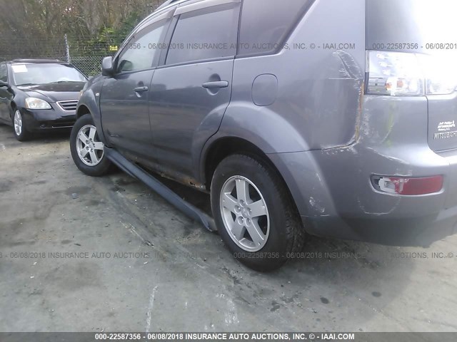 JA4LT21W99Z005834 - 2009 MITSUBISHI OUTLANDER ES Boz foto 6